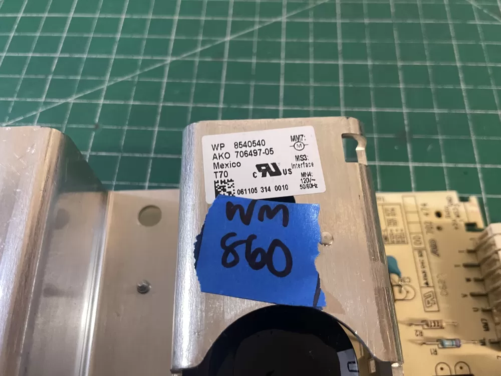 Whirlpool Kenmore WPW10163007 8540540 Washer Control Board AZ200859 | Wm860