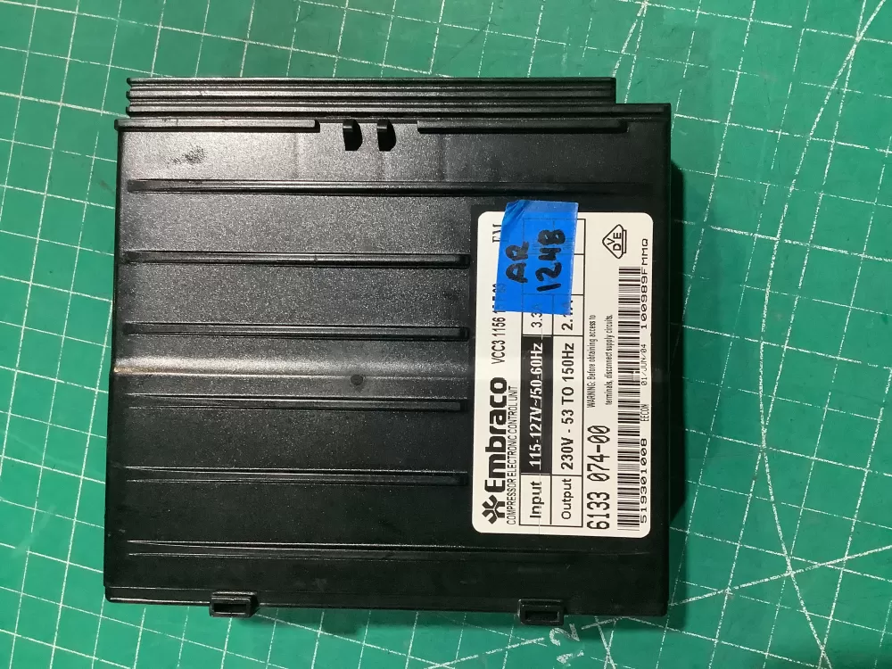 Embarco 519301008 VCC3 1156 Refrigerator Inverter Compressor AZ227621 | AR1248