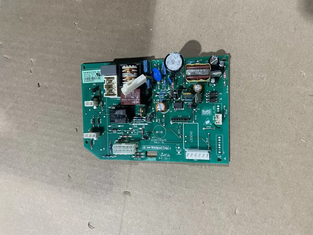 Whirlpool  KitchenAid  Kenmore  Jenn-Air AP6019378 W10205552 W10268635 W10317076 WPW10317076 PS11752684 Refrigerator Control Board