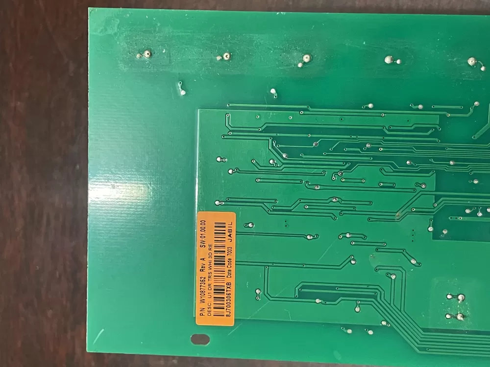 Whirlpool W10877352 Dryer User Interface Control Board AZ30858 | KM10