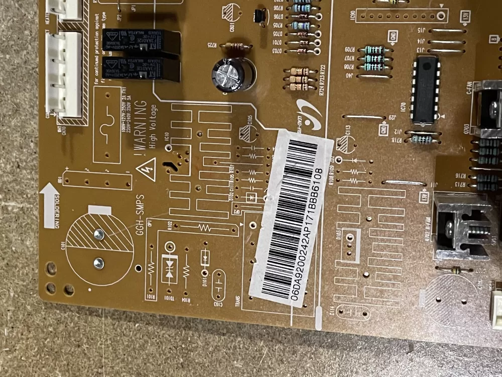 Samsung DA92 00242A Refrigerator Control Board AZ24832 | KM352