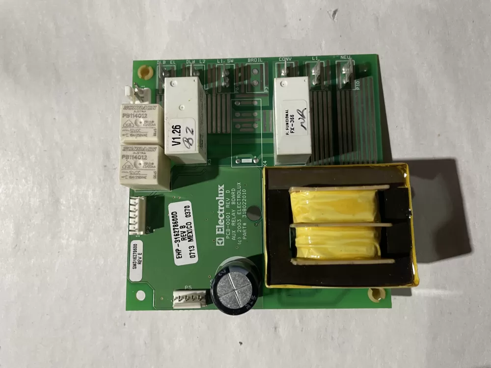 Electrolux 316278600 Oven Control Board