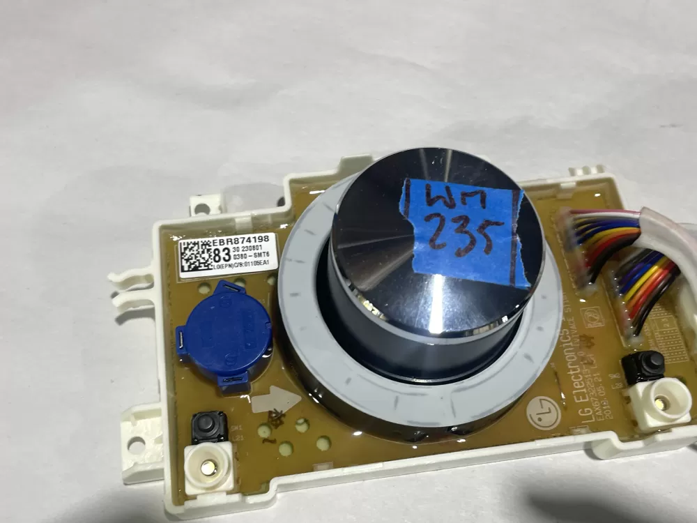 LG EBR87419883 Washer Control Board Display Panel AZ163300 | Wm235