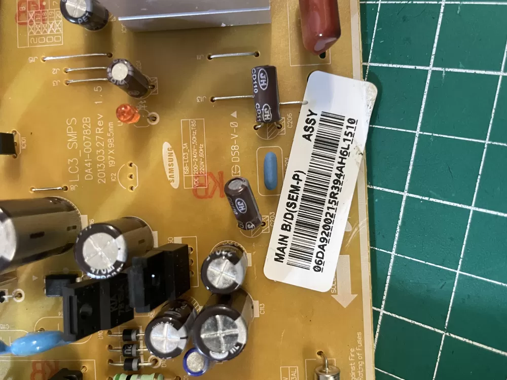 Samsung DA92 00215R Refrigerator Control Board Inverter AZ200855 | Wm860