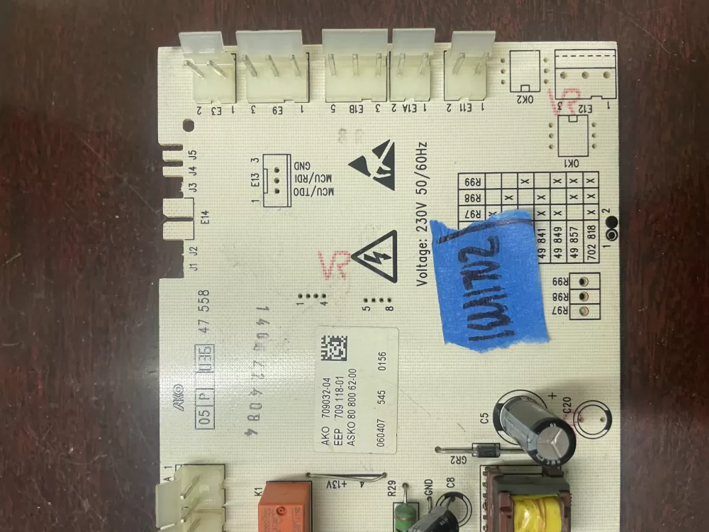 AKO Asko 709032-04 80 800 62-00 Washer Control Board AZ34730 | KM1702