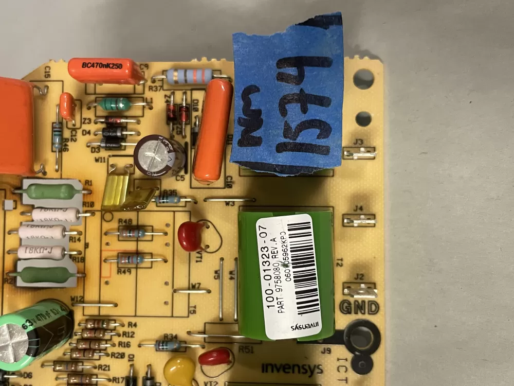 Whirlpool Amana 100 01323 07 9758080 Range Control Board AZ218461 | Wm1579