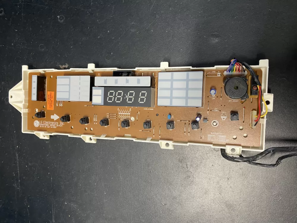 LG EBR75439402 Dryer User Interface Control Board PCB Assembly WAZ18828 | BK965