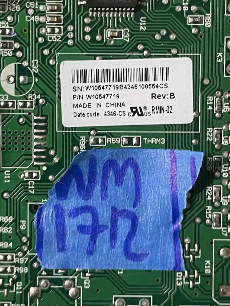 Whirlpool Maytag W10547719 Refrigerator Control Board AZ41163 | Wm1712