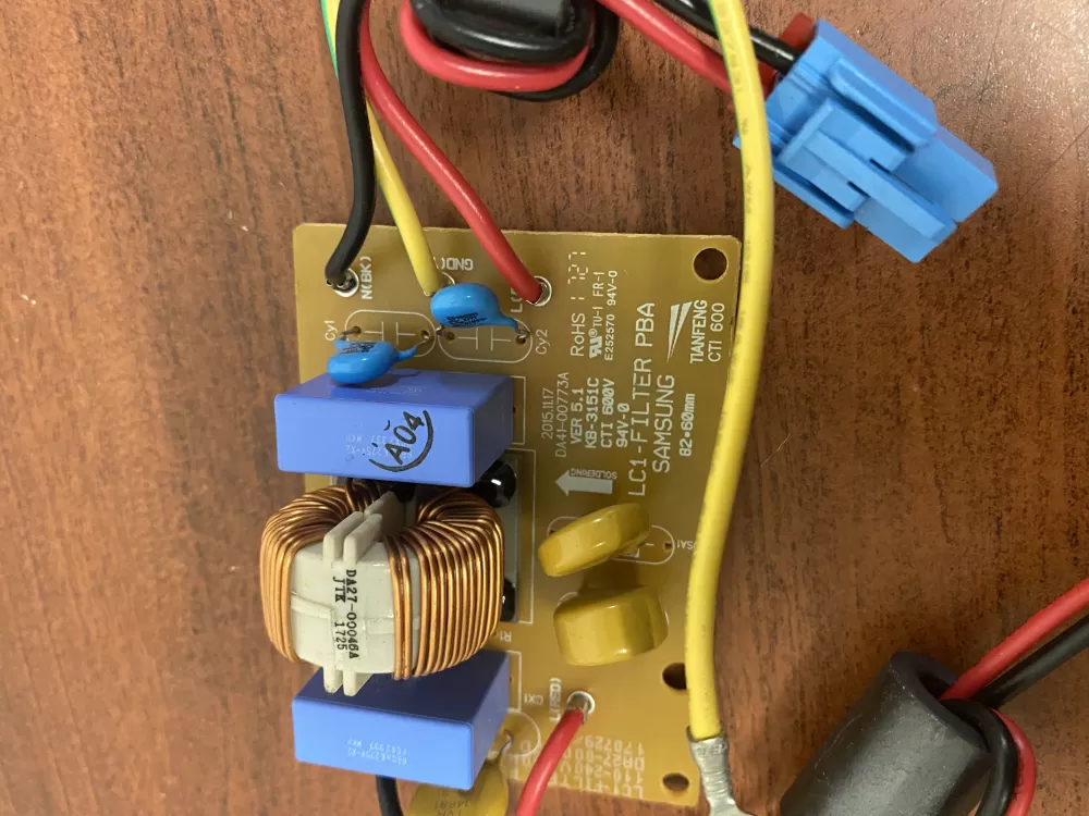 Samsung GE DA41-00773A Refrigerator Control Board Noise Filter AZ42748 | BK1742