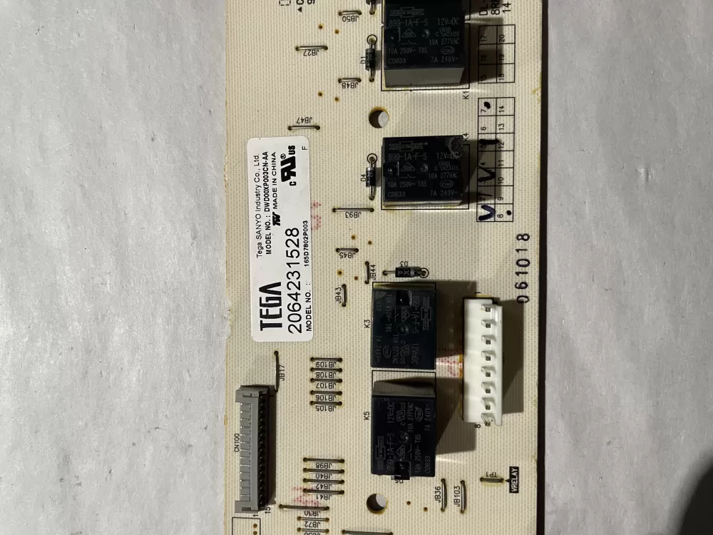 GE Power Dishwasher Control Board 165D7802P003 WD21X10247 AZ202062 | KM2624