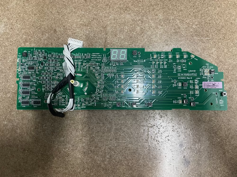 Whirlpool W10399101 Washer Control Board