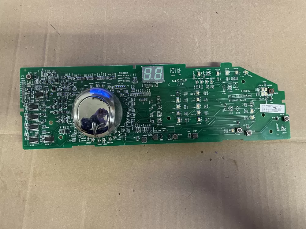 Whirlpool W10297395 Washer Control Board AZ86700 | KM969