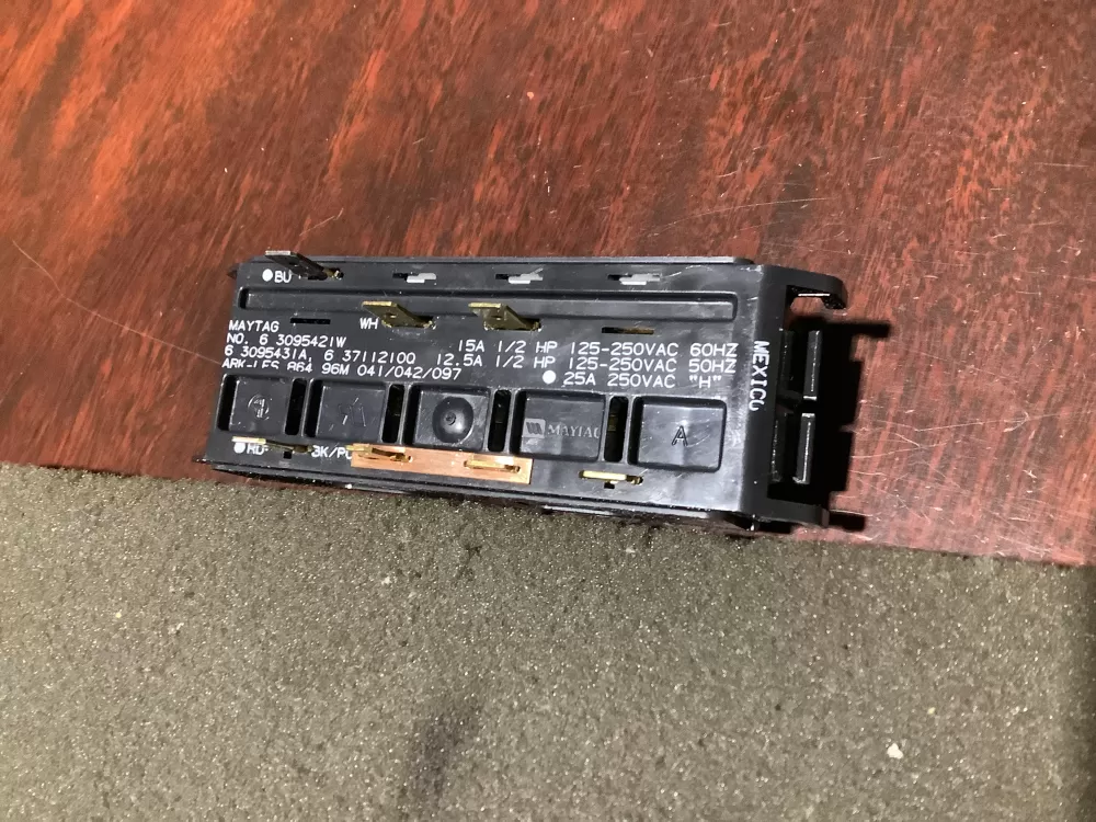 Maytag 63095421W Dryer Temperature Selector Switch AZ128322 | NR2314
