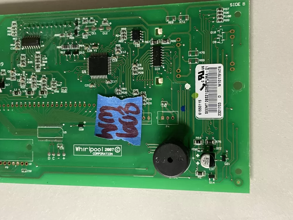 Whirlpool W10179147 Refrigerator Dispenser Control Board AZ47161 | Wm605