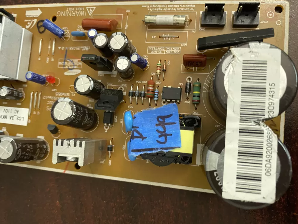 Samsung DA92-00268A Refrigerator Inverter Control Board AZ36262 | BK449