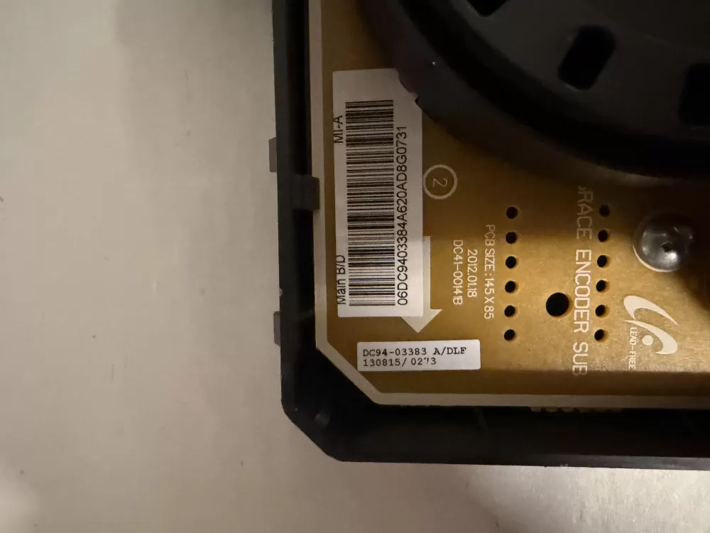 Samsung DC94 03384A Washer Control Board AZ227629 | KMV367