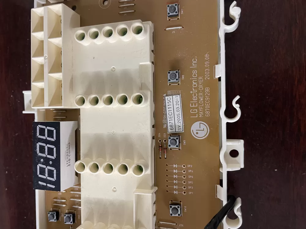 LG 6870EC9129B 6871EC1115C Dryer Control Board AZ27844 | KMV203