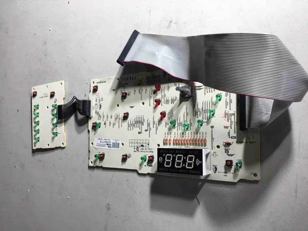GE 212D1119P007 WE4M387 Dryer Control Board AZ42655 | NR1744