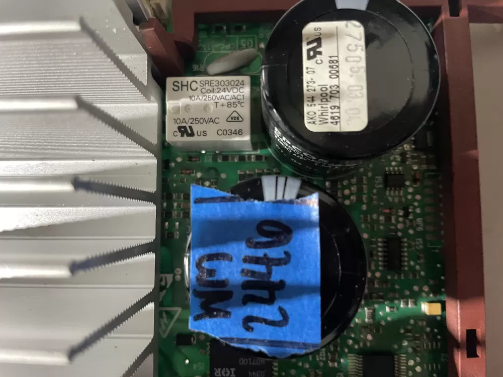 Whirlpool 4619 703 00681 Washer Control Board Wd 12416 AZ201184 | Wm2446