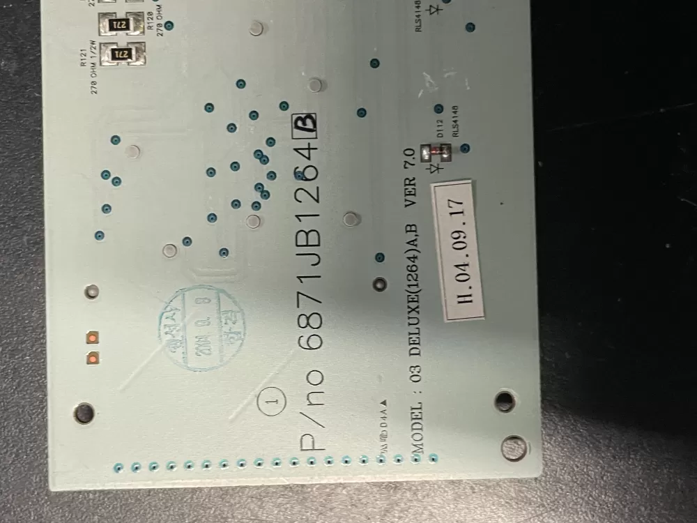 LG 6871JB1264B Refrigerator Control Board Dispenser Panel AZ23617 | WM971