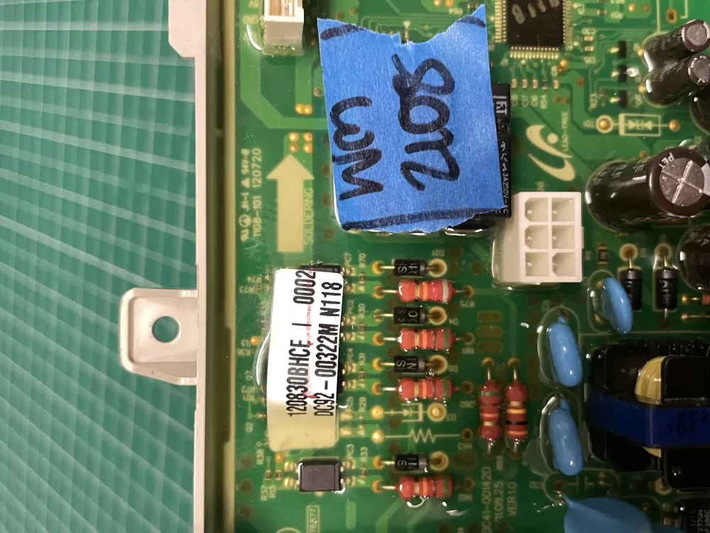 Samsung DC92 00669J Dryer Control Board AZ210378 | Wm2108