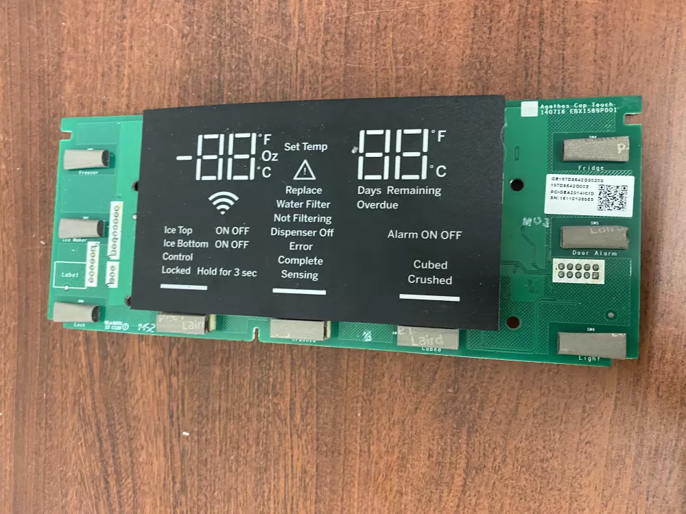 GE WR55X41025 197D8542G002 WR55X30486 Refrigerator Control Board Dispenser