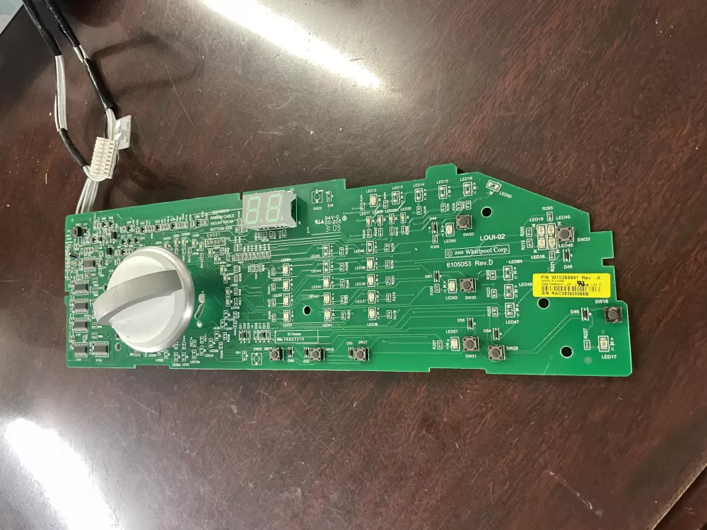 Whirlpool  Maytag W10268841 W10240482 WPW10268841 Washer WP Control Board