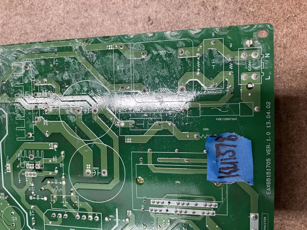 LG EBR77042517 CSP30020822 Refrigerator Control Board AZ18649 | KM1378