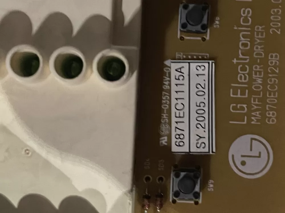 LG 6870EC9129B 6871EC1115A Dryer Control Board AZ32703 | Wm268