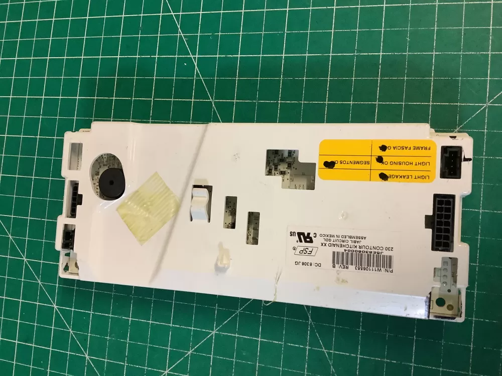 KitchenAid W1106553 Refrigerator Control Board Dispenser AZ228042 | NR506
