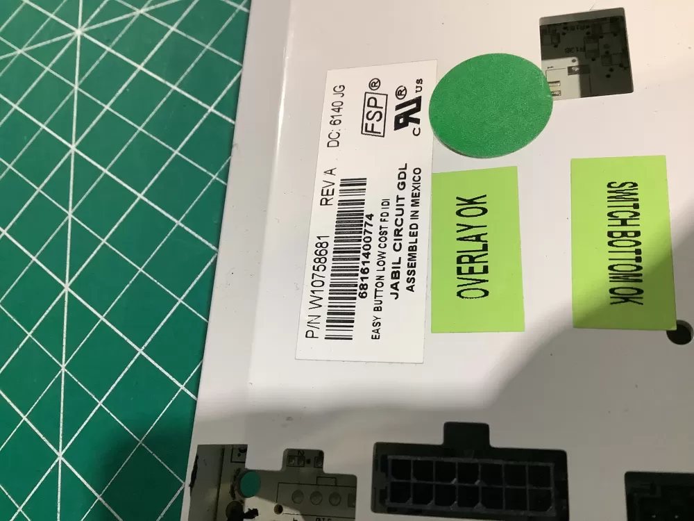 Whirlpool W10758681 Refrigerator Control Board AZ141711 | NR1087