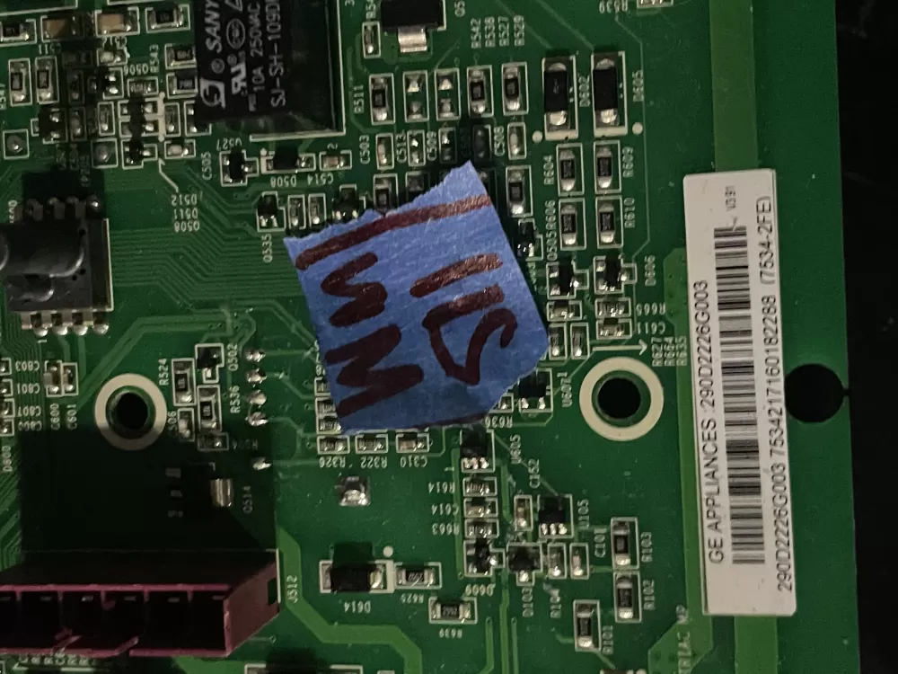 GE 290D226G003 Washer Control Board AZ38242 | Wm511