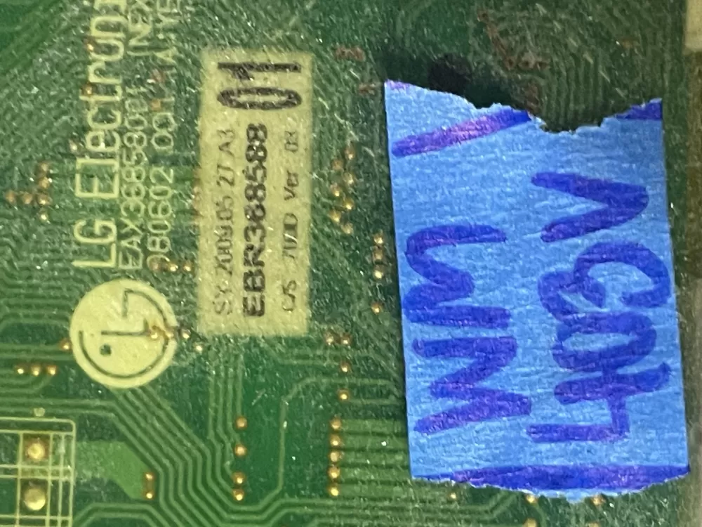 LG EBR36858801 EAX36858001 Dryer Control Board AZ40970 | Wmv403