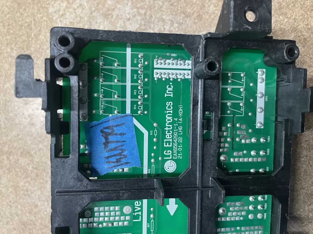 LG EBR80595408 Range Relay Control Board AZ14191 | KM779