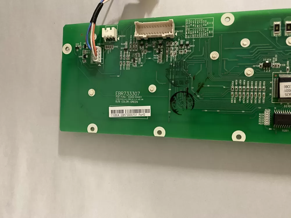 Kenmore LG EBR73330701 Refrigerator Control Board AZ192680 | BK115