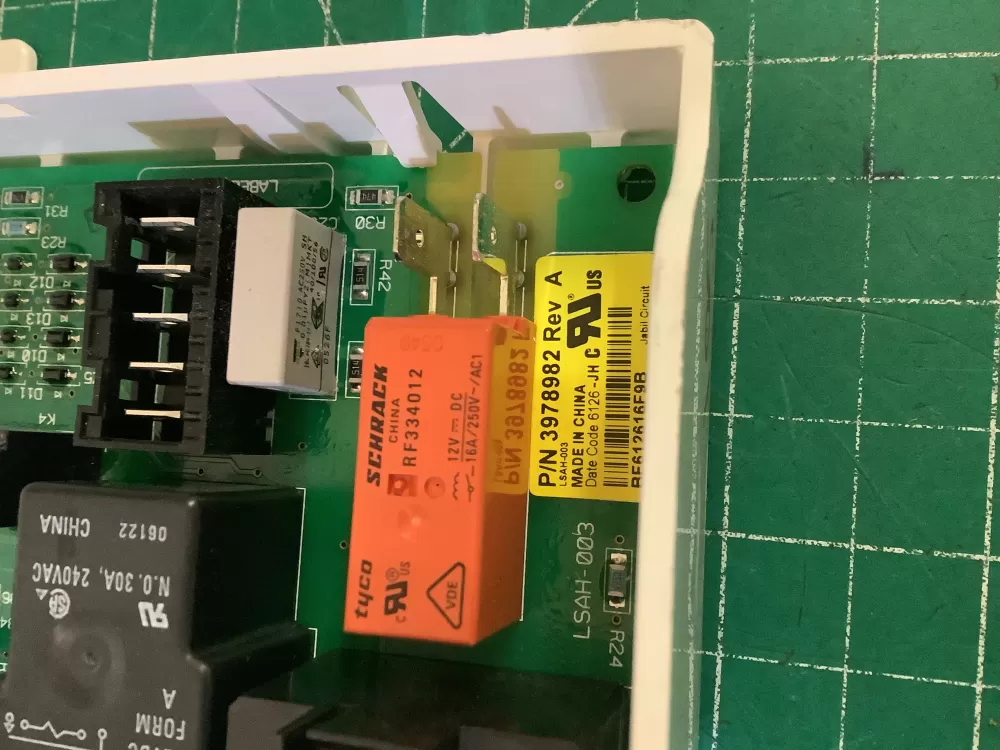 Whirlpool  Kenmore  Maytag 11616  1447617  3978982  PS11748355  W10067040  W10074270  W10111607  W10111609  W10111614  W10111616R  W10118243  W10118243R Dryer Control Board