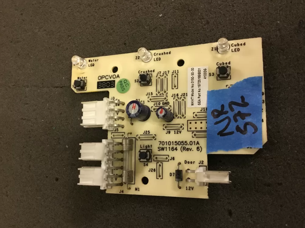 GE 197D5189G001 Refrigerator Control Board AZ90253 | NR572