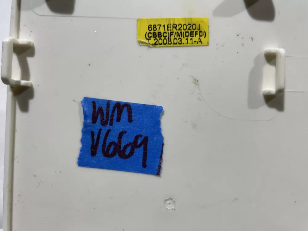 LG 6870EC9236A 6871ER2020J Washer Control Board AZ113164 | Wmv669