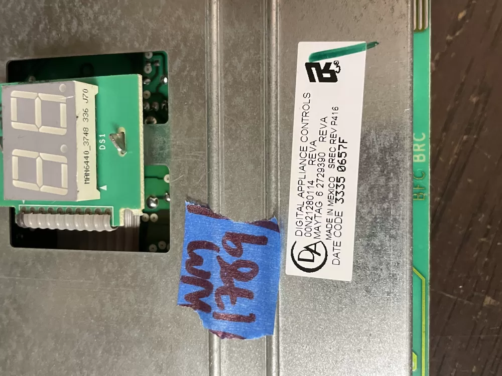 Maytag Washer Control Board 6 2729390 22004299 62729390 AZ48704 | Wm1789