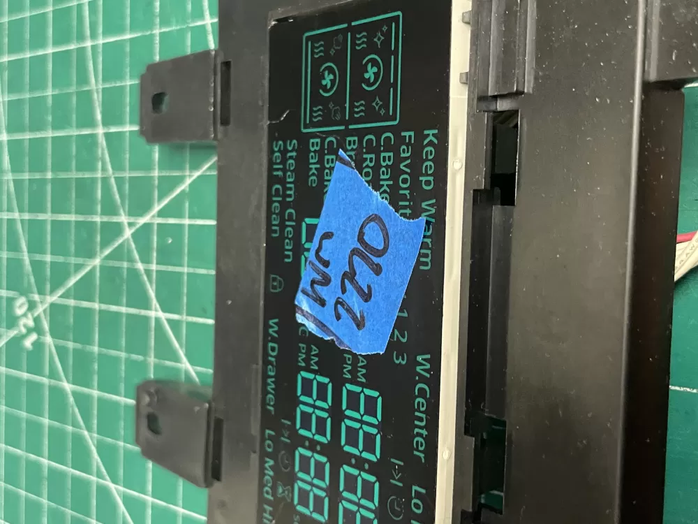 Samsung DG61 00962A001 Range Control Board Display Panel AZ206099 | Wm2220
