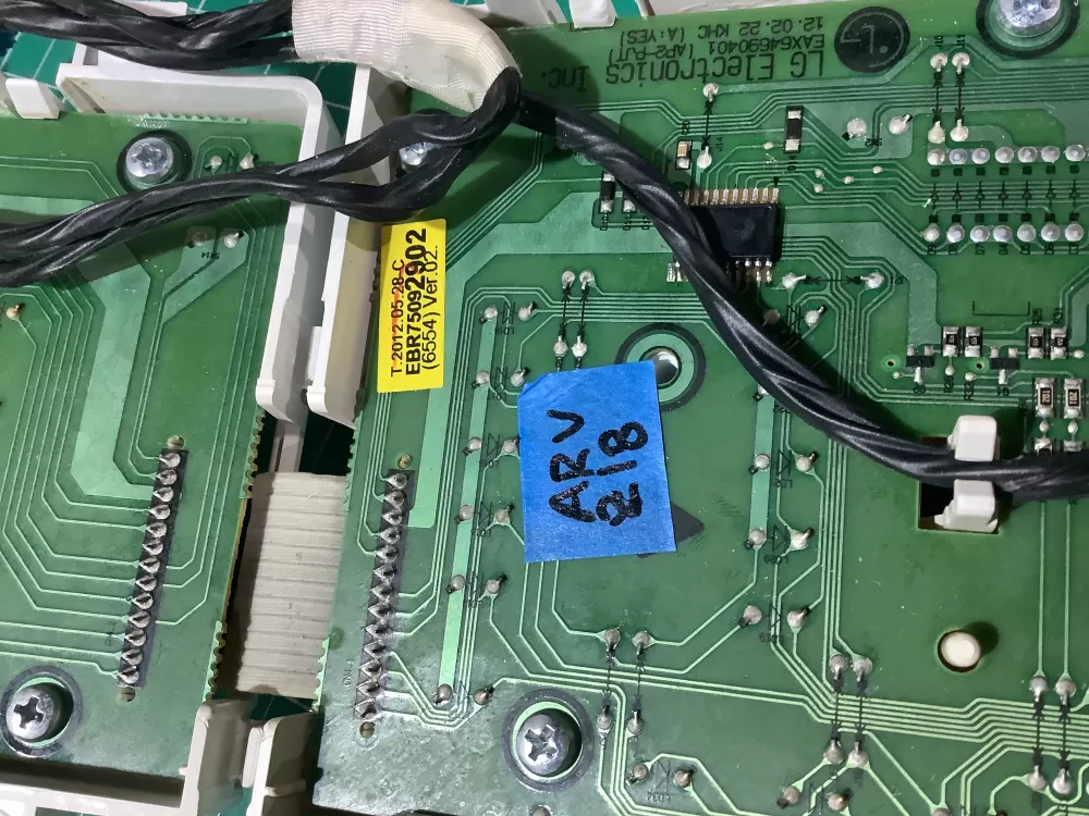 Kenmore Washer User Interface Board EBR75092908 EBR75092902 AZ199570 | ARV218