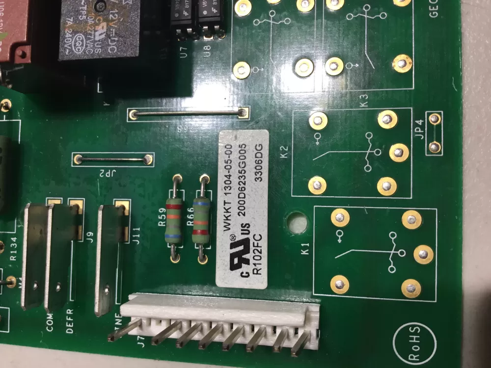 GE 200D6235G005 EBX1110P003 Refrigerator Control Board AZ43540 | NR81