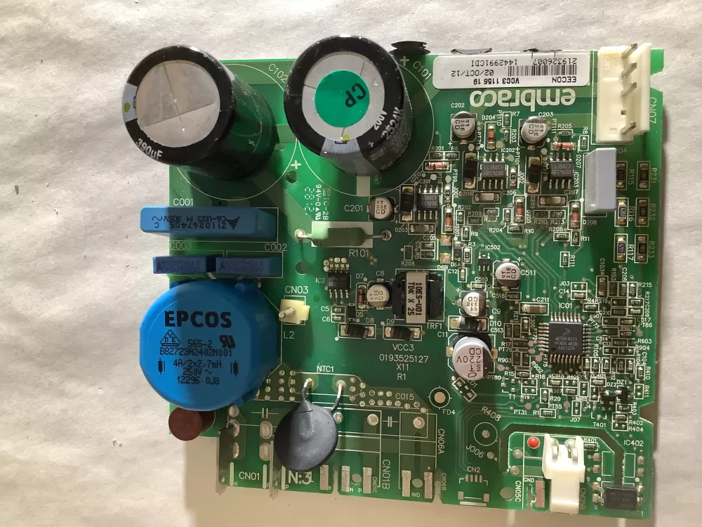 Whirlpool W1089391 Refrigerator Compressor Inverter Control AZ100015 | AV551