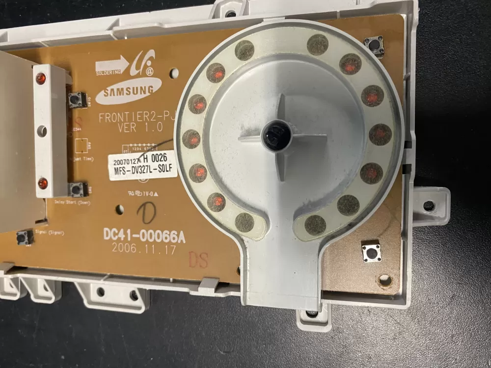 Samsung DC41-00066A Washer Control Board AZ18870 | BK987