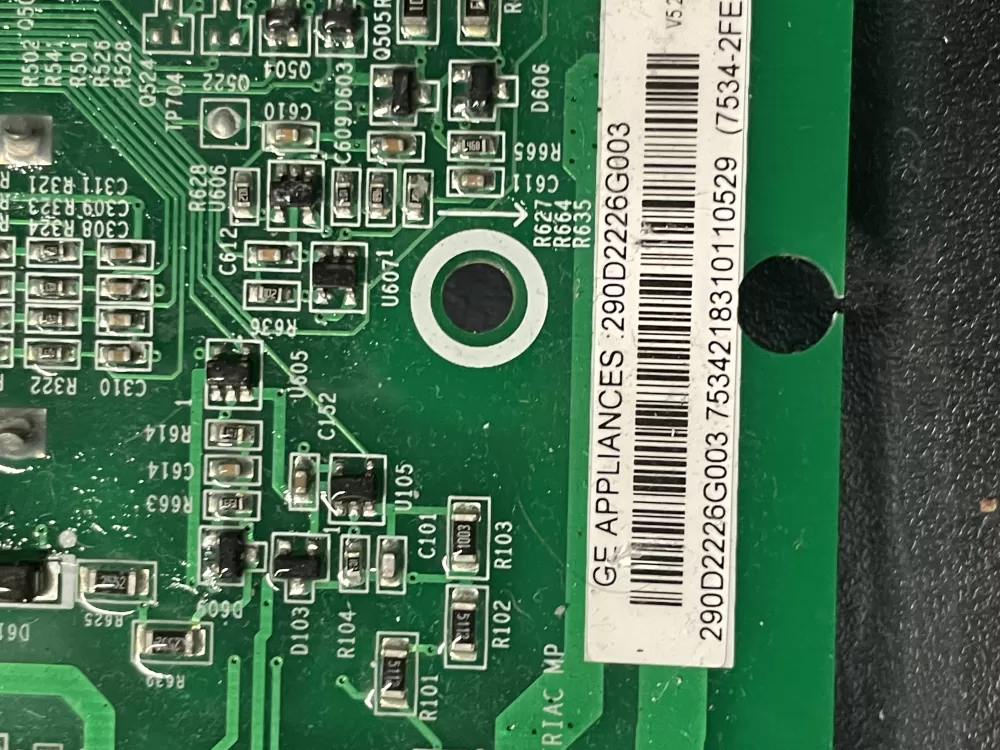 GE WH22X29556 WH18X25896 290D2226G002 Washer Control Board AZ6504 | Wm1371