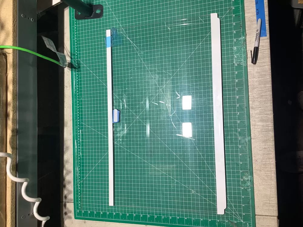 Westinghouse 5304524025 Refrigerator White Glass Shelf AZ145856 | SL163