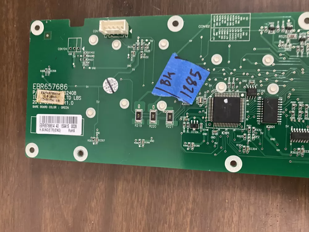 LG EBR65768614 Refrigerator Control Board Dispenser AZ40140 | BK1285
