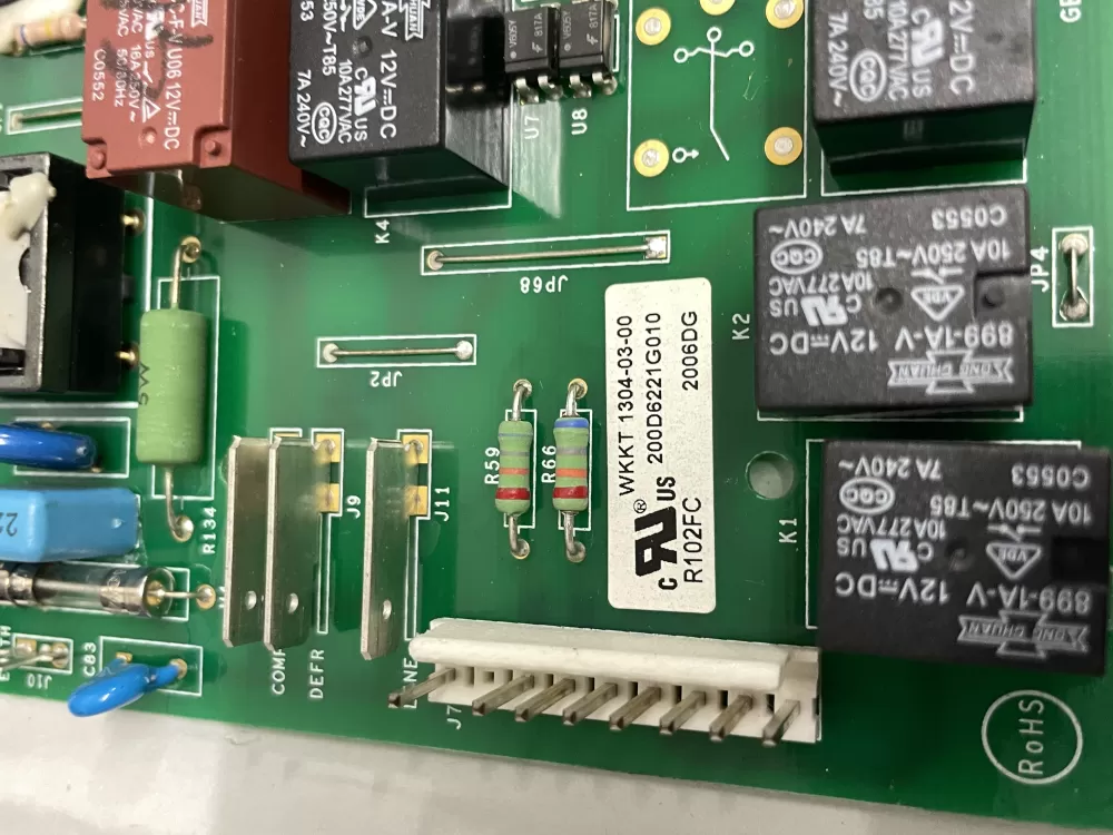 GE 200D6221G010 WR55X10552 Refrigerator Control Board AZ207732 | Wm2731