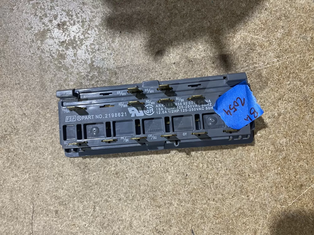 Whirlpool Maytag 2198621 Refrigerator Control Board Dispenser AZ66202 | BK2054