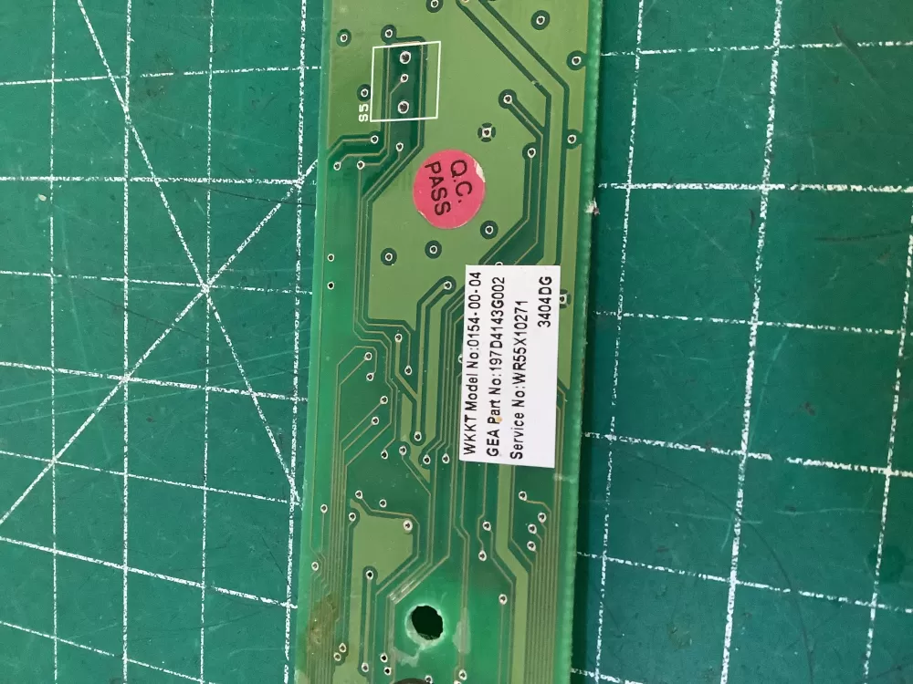 GE 197D4143G002 EBX1018G003 Refrigerator UI Control Board AZ205985 | NR593